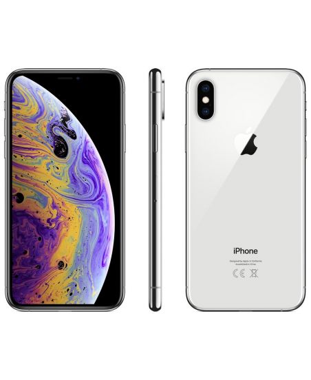 iPhone XS 256 ГБ серебристый задняя крышка ободок и дисплей